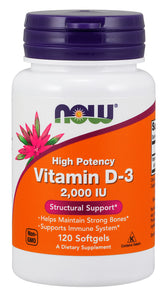 now-foods-vitamin-d-3-2000-iu-120-softgels - Supplements-Natural & Organic Vitamins-Essentials4me