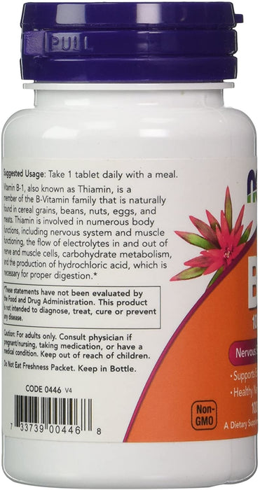 now-foods-b-1-100-mg-100-tablets - Supplements-Natural & Organic Vitamins-Essentials4me
