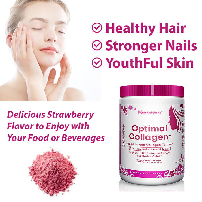 nutricelebrity-optimal-collagen-30-servings - Supplements-Natural & Organic Vitamins-Essentials4me