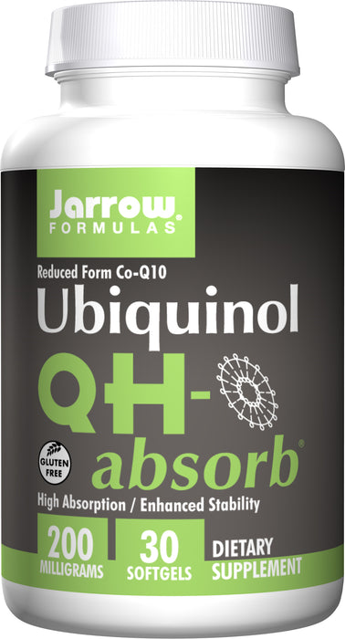 jarrow-formulas-qh-absorb-200-mg-30-softgels - Supplements-Natural & Organic Vitamins-Essentials4me