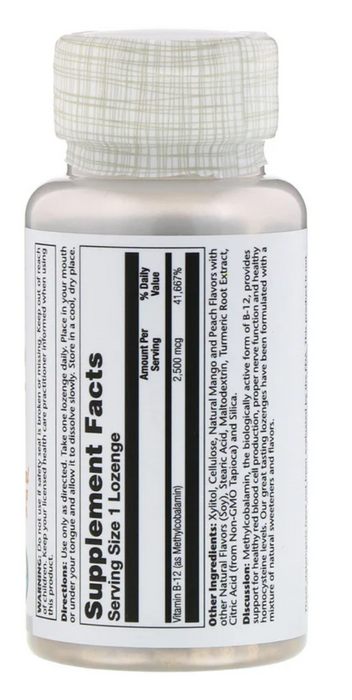 solaray-methyl-b-12-mango-peach-60ct-2500mcg-packaging-may-vary - Supplements-Natural & Organic Vitamins-Essentials4me