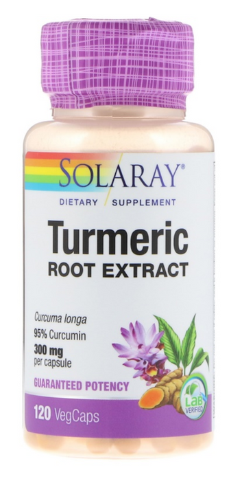 solaray-turmeric-root-extract-300-mg-120-vegetarian-capsules - Supplements-Natural & Organic Vitamins-Essentials4me