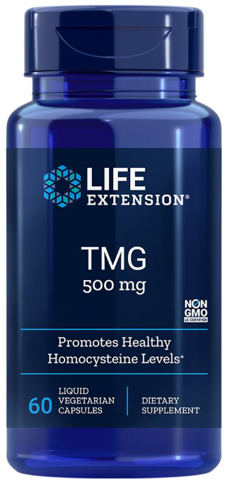 life-extension-tmg-500-mg-60-liquid-vegetarian-capsules - Supplements-Natural & Organic Vitamins-Essentials4me