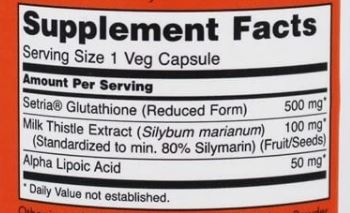 Now Foods Glutathione, 500 mg, 60 Veg Capsules Now Foods Glutathione, 500 mg, 60 Veg Capsules