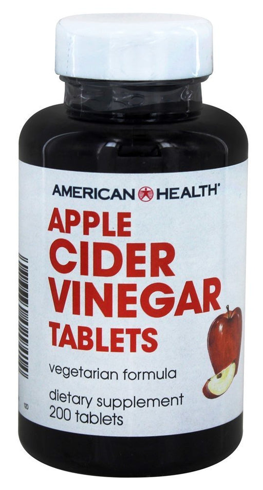 american-health-apple-cider-vinegar-480-mg-200-tablets - Supplements-Natural & Organic Vitamins-Essentials4me