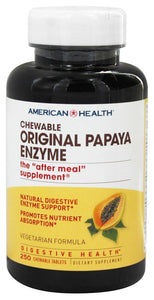 american-health-original-papaya-enzyme-chewable-250-tablets - Supplements-Natural & Organic Vitamins-Essentials4me