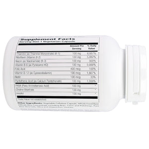 solaray-b-complex-100-100-vegeterian-capsules - Supplements-Natural & Organic Vitamins-Essentials4me
