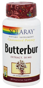 solaray-butterbur-extract-50-mg-60-vegeterian-caps - Supplements-Natural & Organic Vitamins-Essentials4me