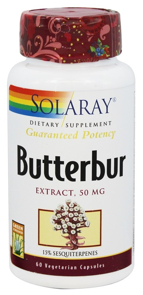 solaray-butterbur-extract-50-mg-60-vegeterian-caps - Supplements-Natural & Organic Vitamins-Essentials4me