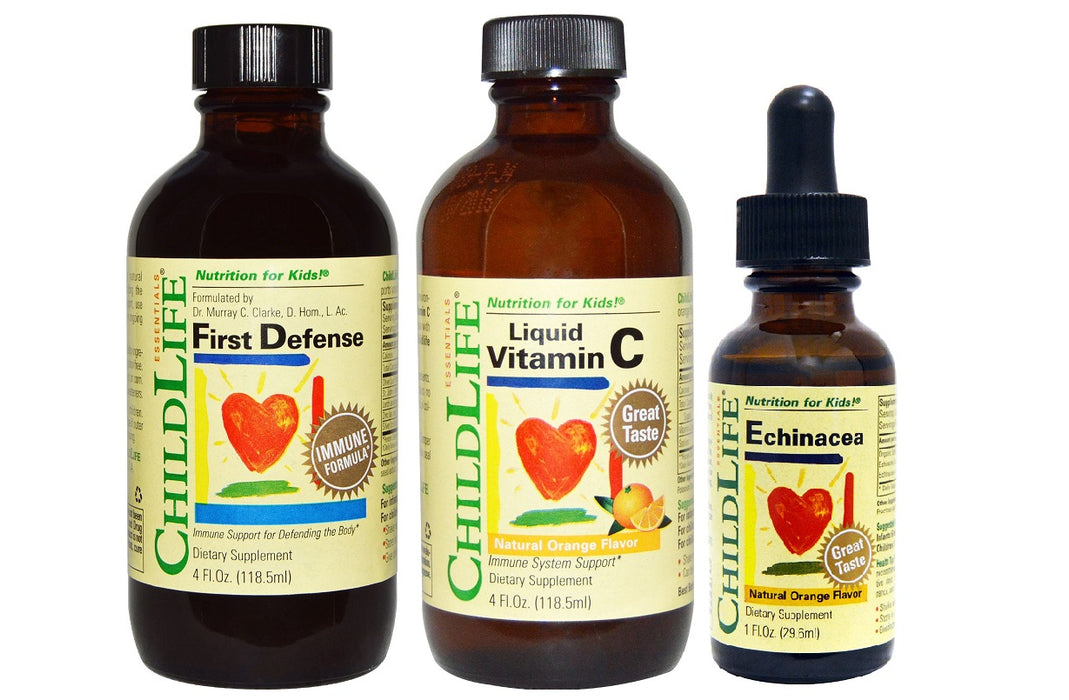 childlife-3-pack-immune-support-first-defense-vitamin-c-echinacea - Supplements-Natural & Organic Vitamins-Essentials4me
