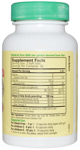 childlife-pure-dha-chewable-natural-berry-flavor-90-soft-gel-caps - Supplements-Natural & Organic Vitamins-Essentials4me