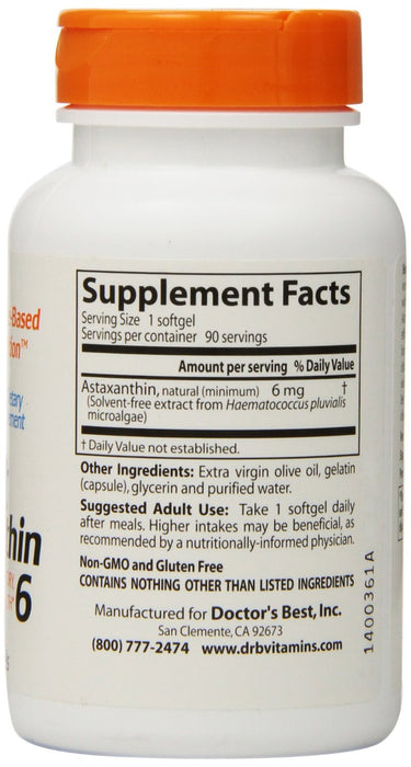 doctors-best-best-astaxanthin-6-6-mg-90-softgels - Supplements-Natural & Organic Vitamins-Essentials4me