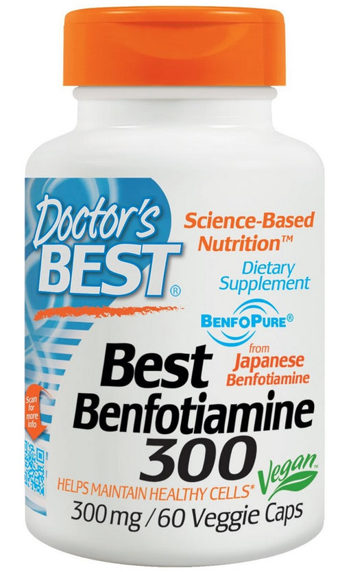 doctors-best-best-benfotiamine-300-mg-60-veggie-caps - Supplements-Natural & Organic Vitamins-Essentials4me