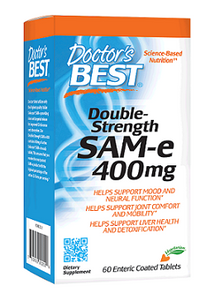 doctors-best-double-strength-sam-e-400-60-tablets - Supplements-Natural & Organic Vitamins-Essentials4me
