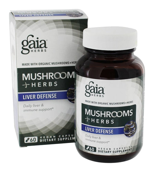 gaia-herbs-mushrooms-herbs-liver-defense-60-vegetarian-capsules - Supplements-Natural & Organic Vitamins-Essentials4me