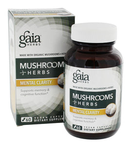 gaia-herbs-mushrooms-herbs-mental-clarity-60-vegetarian-capsules - Supplements-Natural & Organic Vitamins-Essentials4me