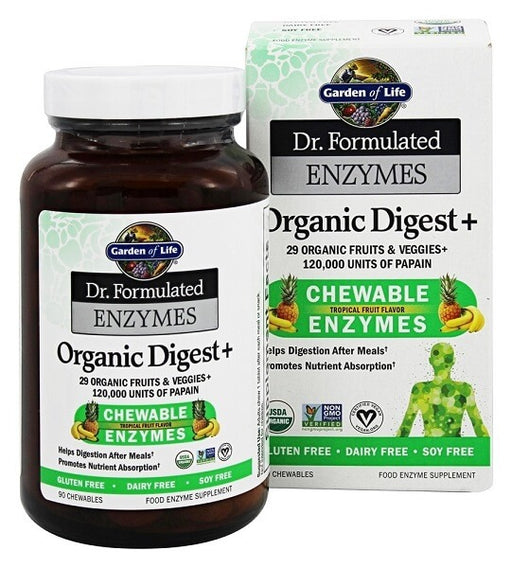 garden-of-life-dr-formulated-enzymes-organic-digest-90-chewables - Supplements-Natural & Organic Vitamins-Essentials4me