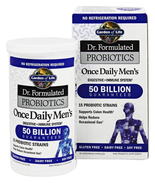 garden-of-life-dr-formulated-probiotics-once-dailys-mens-30-veggie-caps - Supplements-Natural & Organic Vitamins-Essentials4me