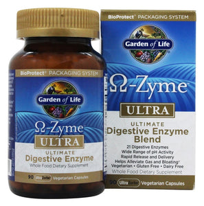 garden-of-life-omega-zyme-ultra-90-vegetarian-capsules - Supplements-Natural & Organic Vitamins-Essentials4me