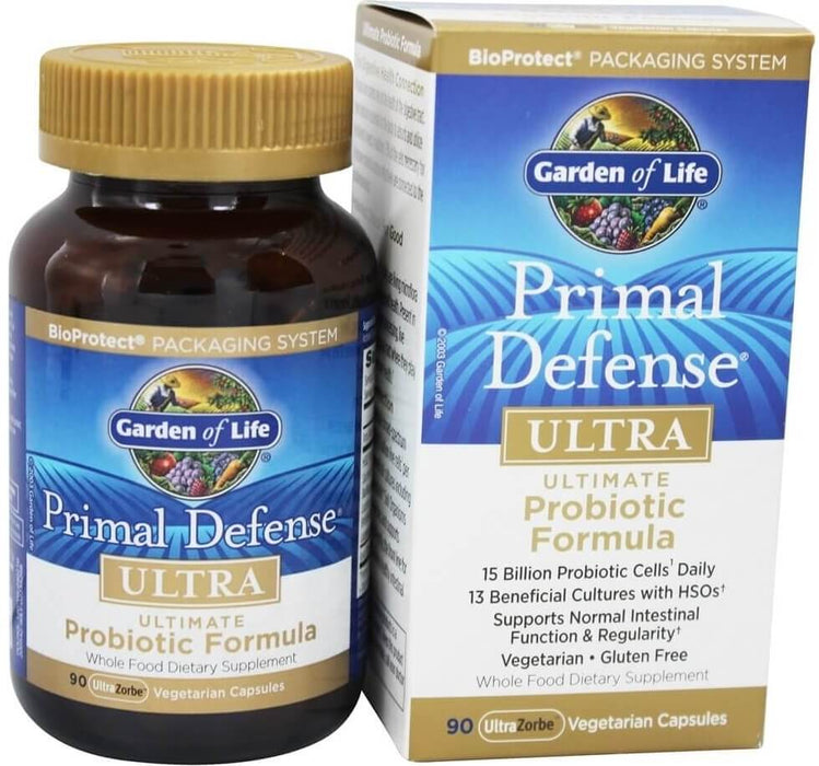 garden-of-life-primal-defense-ultra-probiotic-90-vegetarian-capsules - Supplements-Natural & Organic Vitamins-Essentials4me