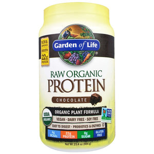 garden-of-life-raw-organic-protein-chocolate-23-4-oz-664-g - Supplements-Natural & Organic Vitamins-Essentials4me