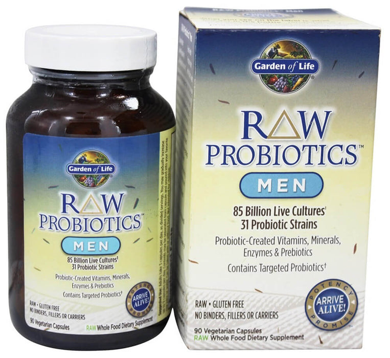 garden-of-life-raw-probiotics-men-90-veggie-capsules - Supplements-Natural & Organic Vitamins-Essentials4me