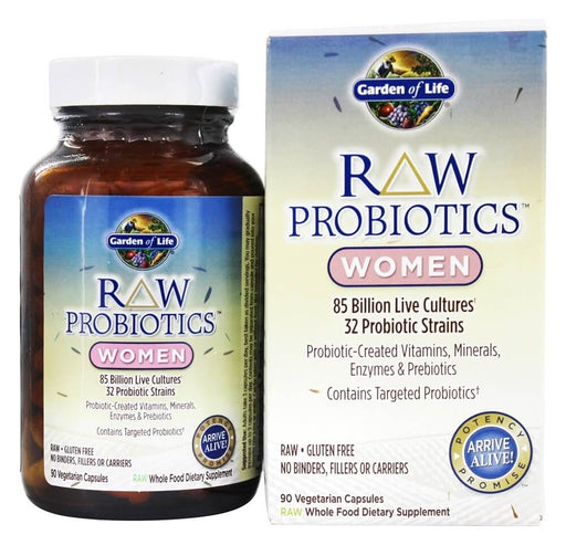 garden-of-life-raw-probiotics-women-90-vegetarian-capsules - Supplements-Natural & Organic Vitamins-Essentials4me