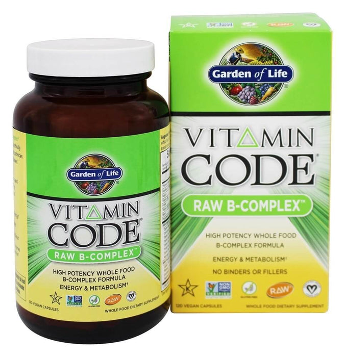garden-of-life-vitamin-code-raw-b-complex-120-vegan-capsules - Supplements-Natural & Organic Vitamins-Essentials4me
