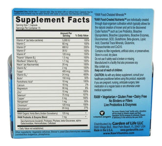 garden-of-life-vitamin-code-raw-one-multivitamin-for-men-75-veggie-capsules - Supplements-Natural & Organic Vitamins-Essentials4me
