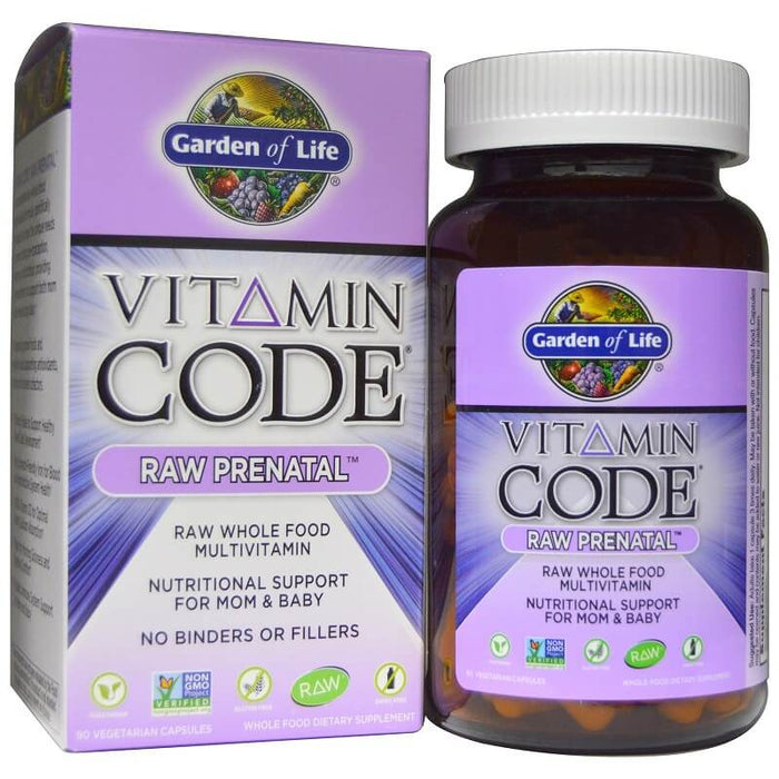 garden-of-life-vitamin-code-raw-prenatal-90-veggie-caps - Supplements-Natural & Organic Vitamins-Essentials4me