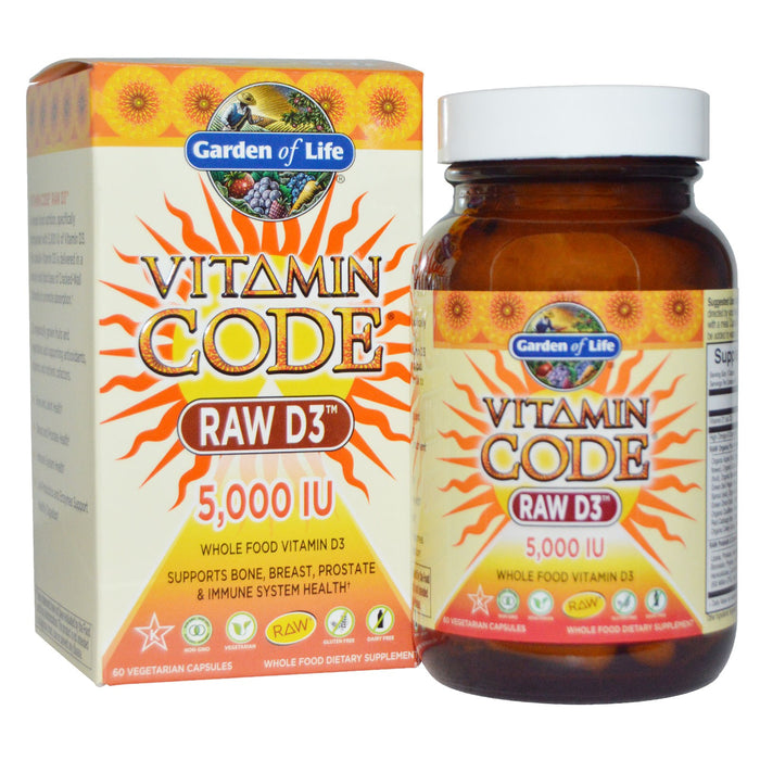 garden-of-life-vitamin-code-raw-d3-5-000-iu-60-vegetarian-capsules - Supplements-Natural & Organic Vitamins-Essentials4me