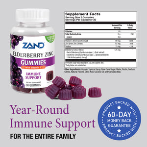 zand-elderberry-zinc-gummies-with-vitamin-c-60-gummies - Supplements-Natural & Organic Vitamins-Essentials4me
