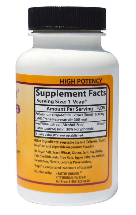 healthy-origins-resveratrol-300-mg-60-capsules - Supplements-Natural & Organic Vitamins-Essentials4me