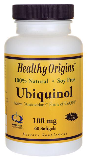 healthy-origins-ubiquinol-100-mg-60-softgels - Supplements-Natural & Organic Vitamins-Essentials4me