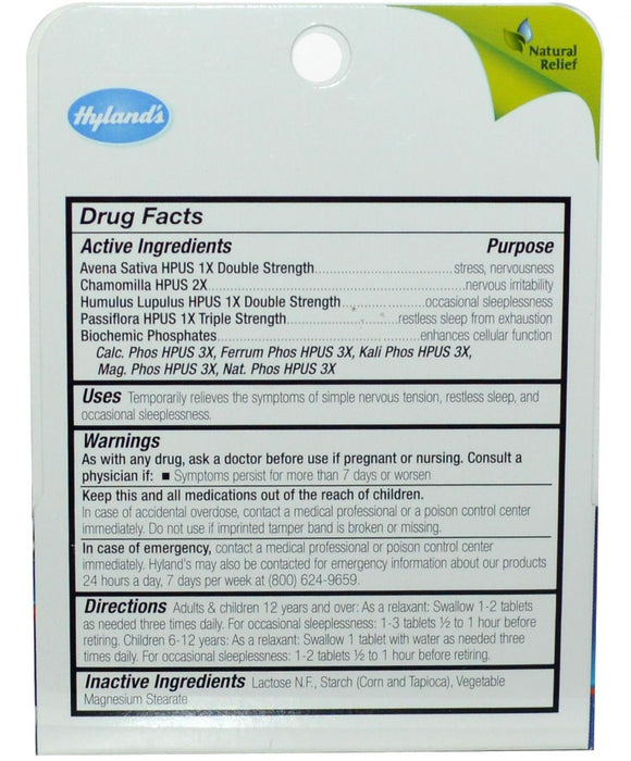hylands-calms-forte-sleep-aid-50-tablets - Supplements-Natural & Organic Vitamins-Essentials4me