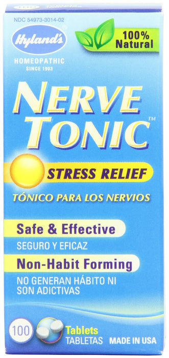 hylands-nerve-tonic-stress-relief-100-tablets - Supplements-Natural & Organic Vitamins-Essentials4me