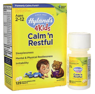 hylands-4-kids-calm-n-restful-125-tablets - Supplements-Natural & Organic Vitamins-Essentials4me