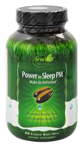 irwin-naturals-power-to-sleep-pm-60-softgels - Supplements-Natural & Organic Vitamins-Essentials4me