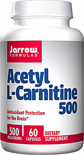 Jarrow Formulas Acetyl L-Carnitine | 500 MG, 60 Capsules Jarrow Formulas Acetyl L-Carnitine | 500 MG, 60 Capsules