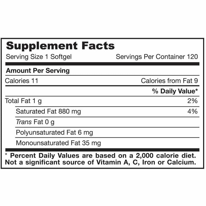 jarrow-formulas-extra-virgin-certified-coconut-oil-1000-mg-120-softgels - Supplements-Natural & Organic Vitamins-Essentials4me