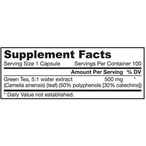 jarrow-formulas-green-tea-500-mg-100-capsules - Supplements-Natural & Organic Vitamins-Essentials4me