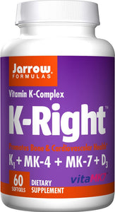 jarrow-formulas-k-right-vitamin-k-complex-60-softgels - Supplements-Natural & Organic Vitamins-Essentials4me