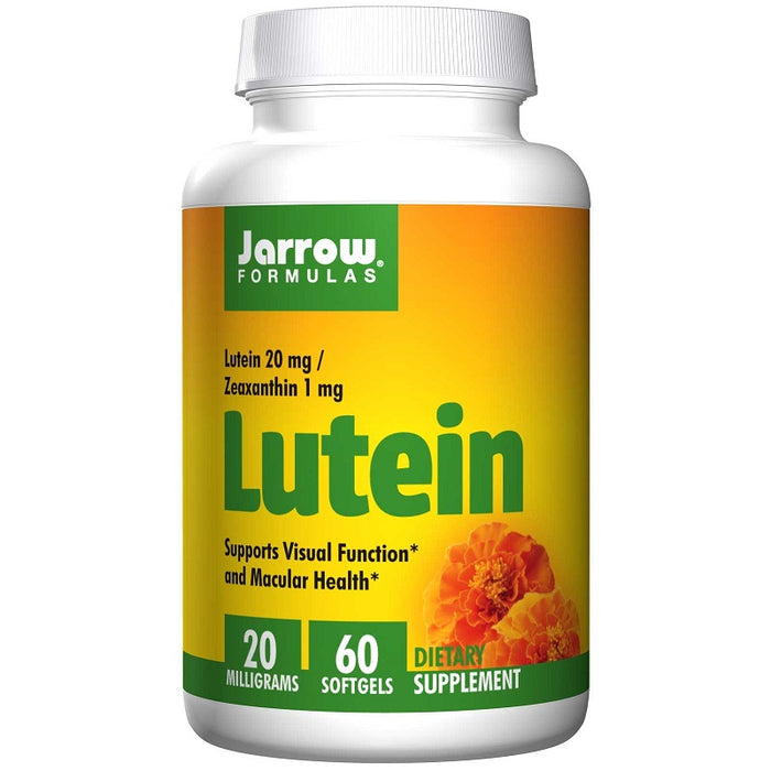 jarrow-formulas-lutein-20-mg-60-softgels - Supplements-Natural & Organic Vitamins-Essentials4me