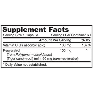 jarrow-formulas-resveratrol-100-mg-60-capsules - Supplements-Natural & Organic Vitamins-Essentials4me