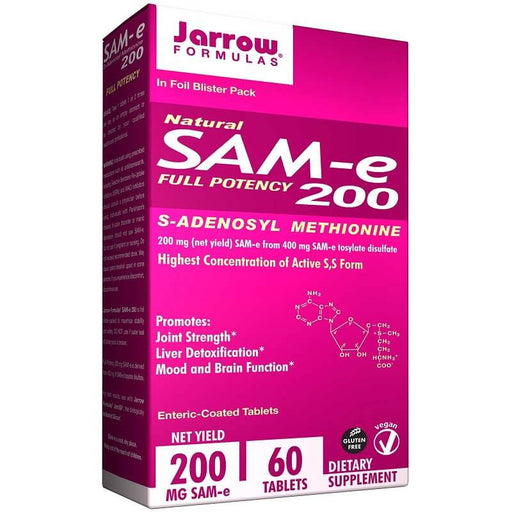 jarrow-formulas-sam-e-200-200-mg-60-tablets - Supplements-Natural & Organic Vitamins-Essentials4me