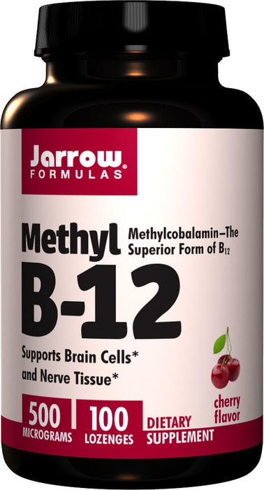 jarrow-formulas-methyl-b-12-500-micrograms-100-lozenges - Supplements-Natural & Organic Vitamins-Essentials4me