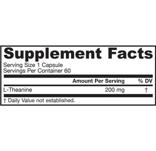jarrow-formulas-theanine-200-mg-60-capsules - Supplements-Natural & Organic Vitamins-Essentials4me