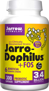 jarrow-formulas-jarro-dophilus-fos-300-capsules - Supplements-Natural & Organic Vitamins-Essentials4me