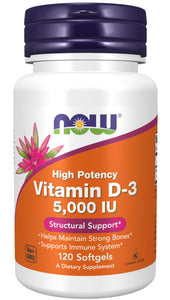 now-foods-vitamin-d-3-5-000-iu-120-softgels - Supplements-Natural & Organic Vitamins-Essentials4me