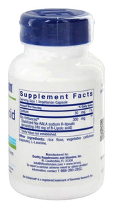 life-extension-super-r-lipoic-acid-240-mg-60-veg-capsules - Supplements-Natural & Organic Vitamins-Essentials4me